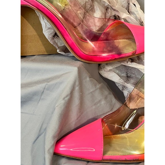 Hot PinK & Tie Dye Jessica Simpson Heels - Picture 4 of 8